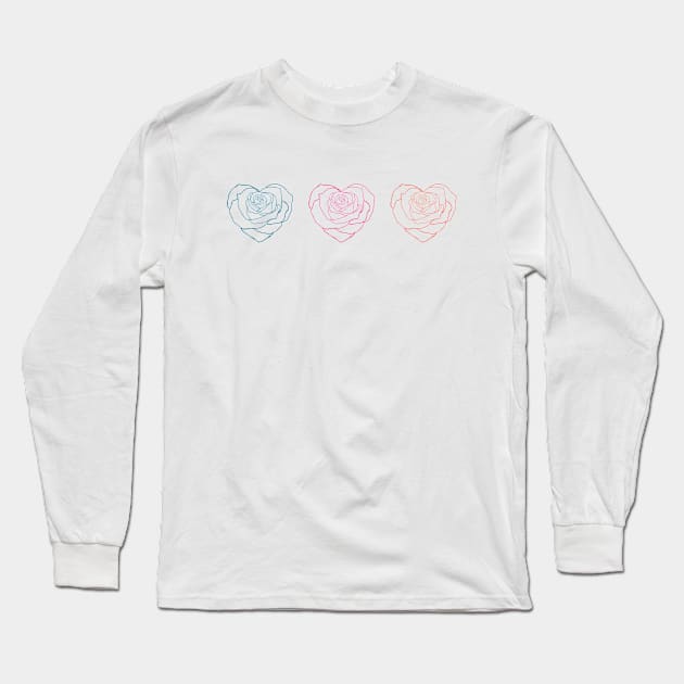 flowers Long Sleeve T-Shirt by Soozy 